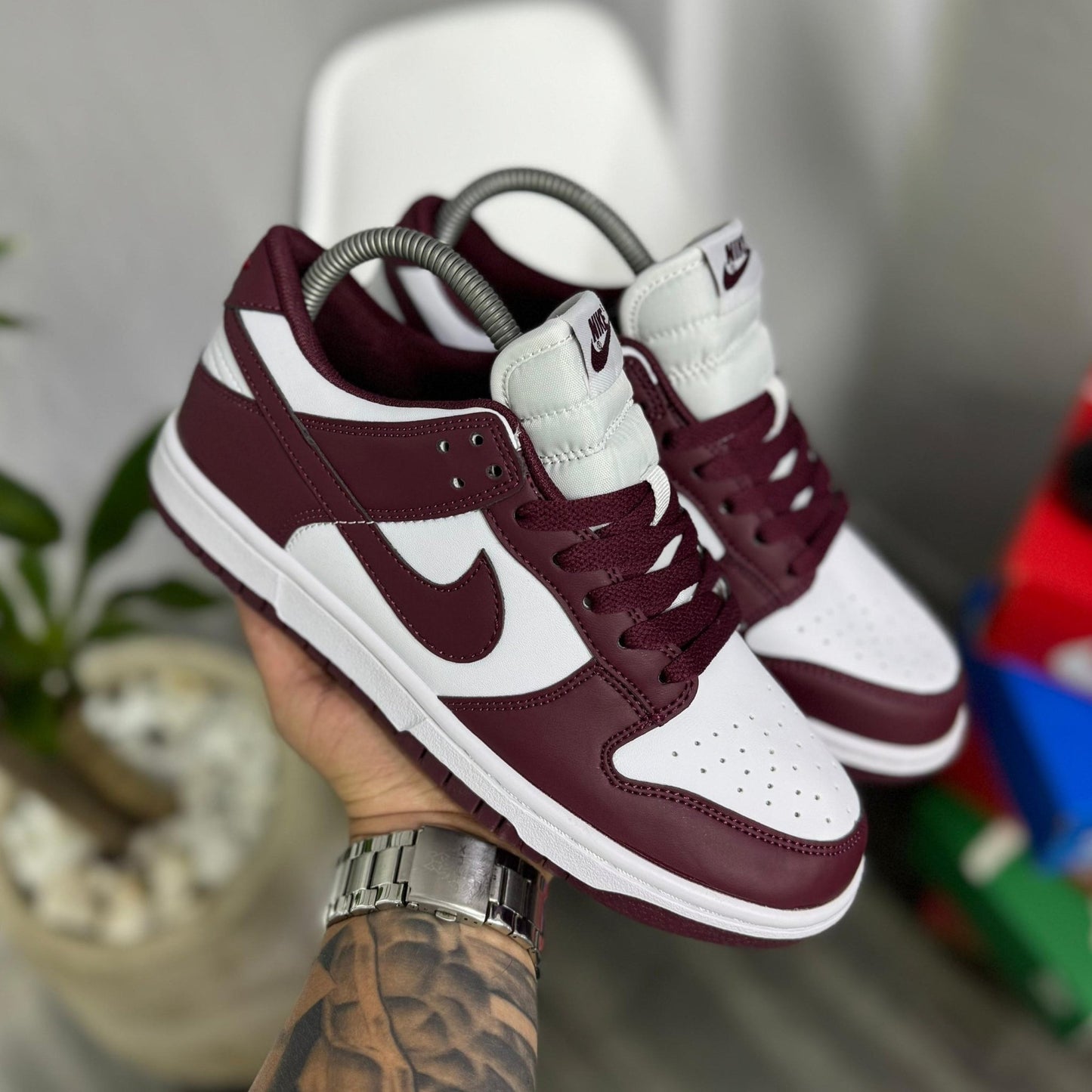 Nike Sb Dunk Low Team Red Bordeux - Off Club