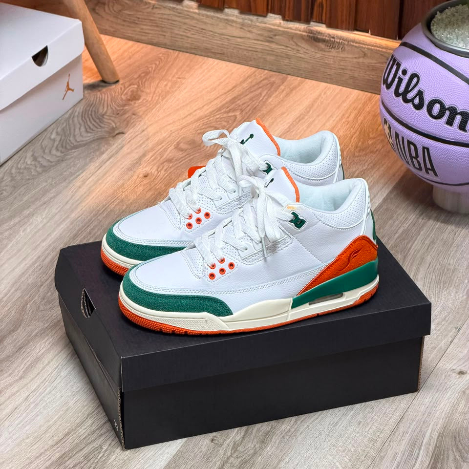 Air Jordan Retro 3 Miami Hurricanes
