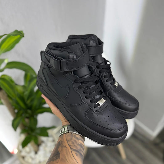 Nike Air Force 1 Bota Black