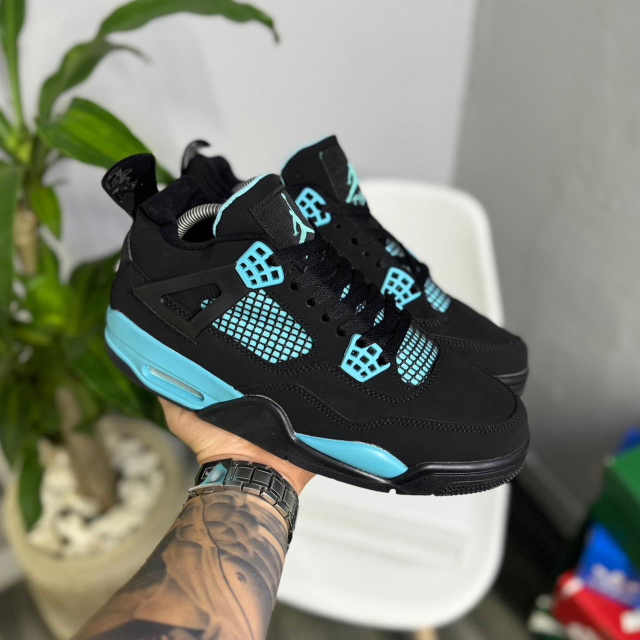 Air Jordan 4 Retro Tiffany Blue - Off Club