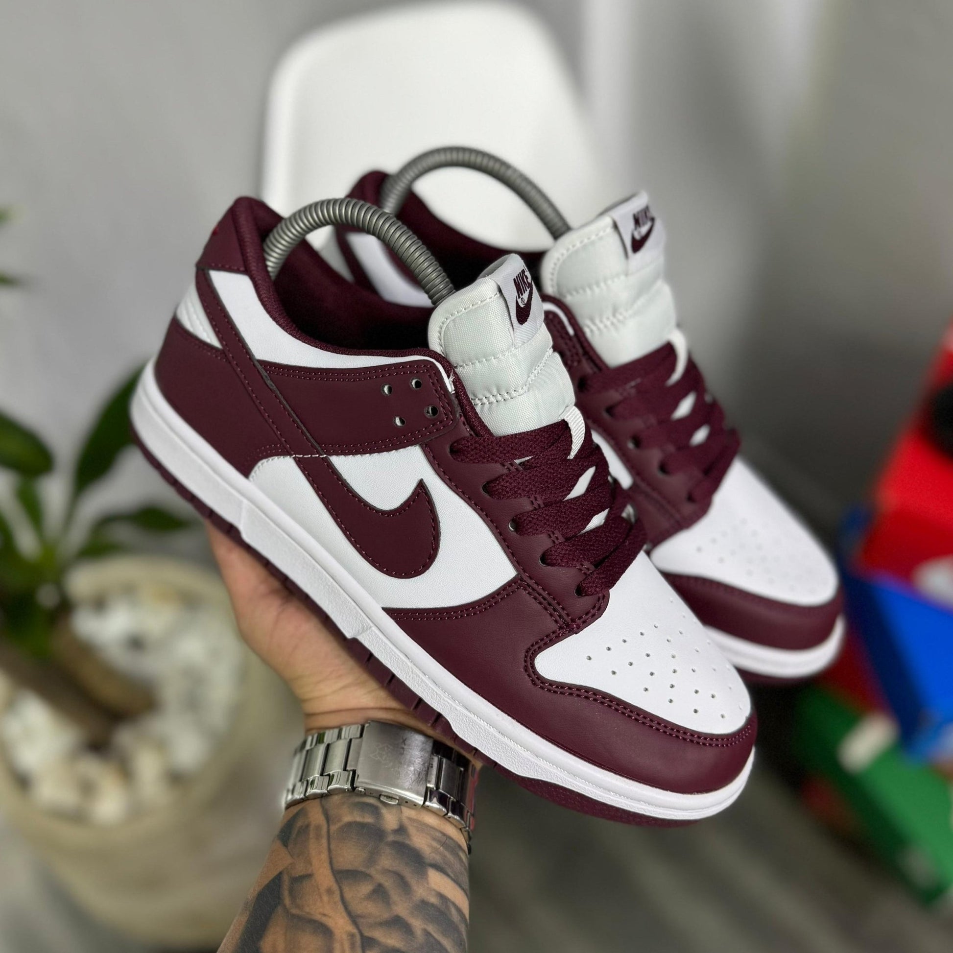 Nike Sb Dunk Low Team Red Bordeux - Off Club